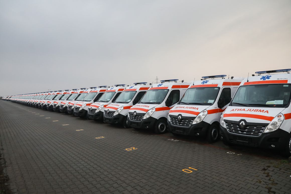 MDLPA: 559 milioane de lei pentru 1358 de ambulanțe noi